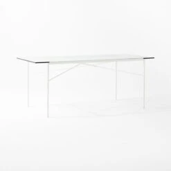 Pavilion Ivory Metal Outdoor Dining Table With Glass Top Model 6141 -Nesto Store Pavilion6141IvDnTbWGlsTp3QSSS22