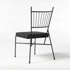 Pavilion Dining Chair With Grey Sunbrella ® Cushion Model 6350 Set Of 2 -Nesto Store Pavilion6150GrArmlssDnCh3QBSSS21