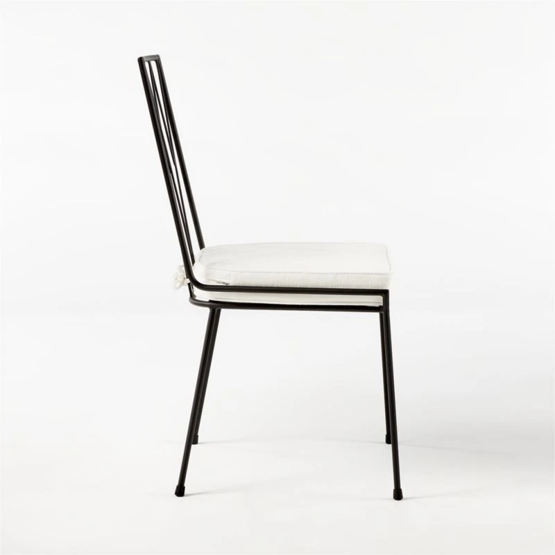 Pavilion Dining Chair With Ivory Sunbrella ® Cushion Model 6150 Set Of 4 6 Pavilion Dining Chair With Ivory Sunbrella ® Cushion Model 6150 Set Of 4 - Image 4