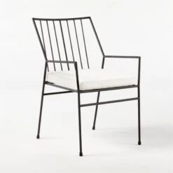 Pavilion Dining Armchair With Ivory Sunbrella ® Cushion Model 6470 Set Of 2 -Nesto Store Pavilion6470IvyDiningChr3QSSS21 1