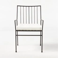 Pavilion Dining Armchair With Ivory Sunbrella ® Cushion Model 6470 Set Of 2 -Nesto Store Pavilion6470IvyDiningChrSOSSS21 1