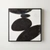 'Pebble II'' Framed Wall Art 20''x20'' -Nesto Store PebbleII20x20SHF23