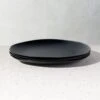 Pebble Matte Black Melamine Dinner Plate Set Of 4
