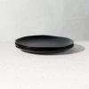 Pebble Matte Black Melamine Salad Plate Set Of 4 -Nesto Store PebbleMttBkMlmSaladPltS4SHS21