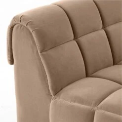 Pezzo 6-Piece L-Shaped Toffee Brown Velvet Sectional Sofa With Left-Arm 13 Pezzo 6-Piece L-Shaped Toffee Brown Velvet Sectional Sofa With Left-Arm -Nesto Store Pezzo6PcBgVlvtLASectAVSSS23