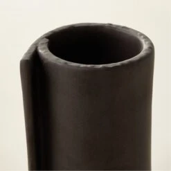 Philo Grey Clay Taper Candle Holder 7 Philo Grey Clay Taper Candle Holder -Nesto Store PhiloPrclnTaperHolderAVSHF23