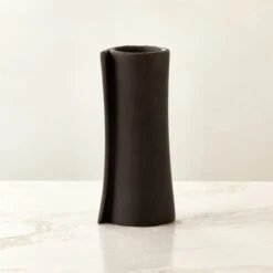 Philo Grey Clay Taper Candle Holder