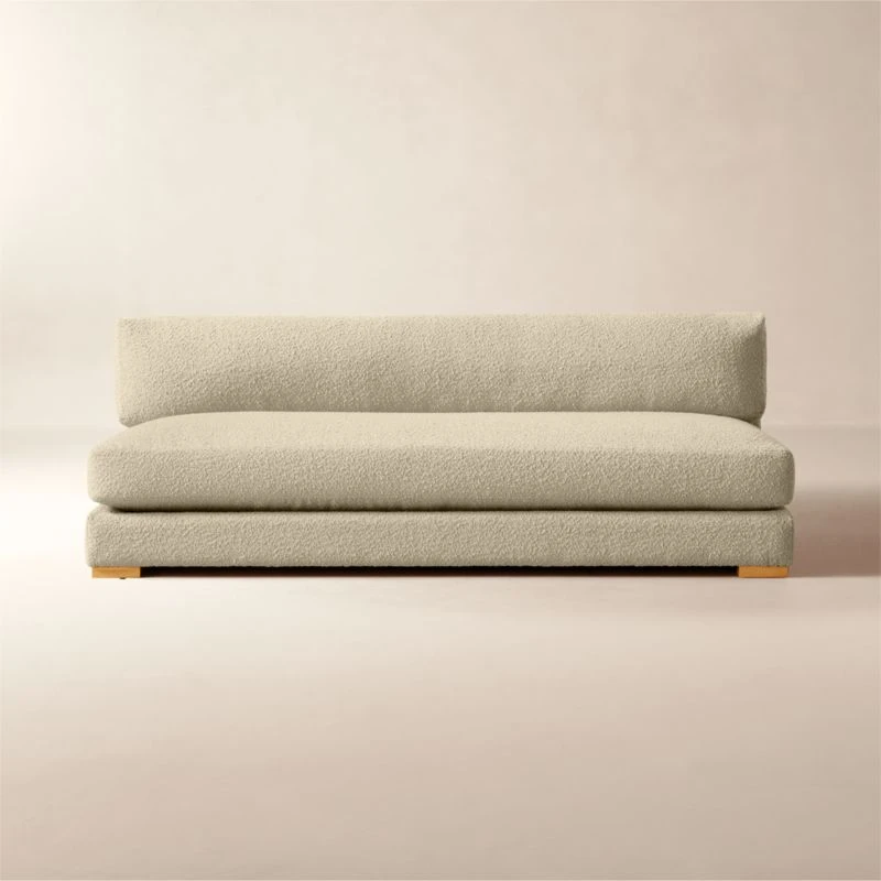 Piazza Camel Brown Boucle Sofa With White Oak Legs 3 Piazza Camel Brown Boucle Sofa With White Oak Legs