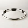 Piero Round Polished Stainless Steel Serving Tray 2 Piero Round Polished Stainless Steel Serving Tray -Nesto Store PieroRoundSSServerSHF22