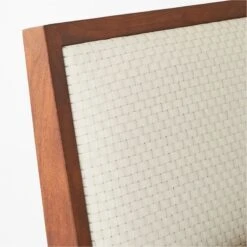 Pietro Woven Ivory Leather Queen Bed -Nesto Store PietroWovenIvryLthrQBedAVSSF22