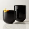 Pina Black Old-Fashioned Glasses -Nesto Store PinaBlackGroupFHF22
