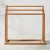 Pinet Teak Outdoor Towel Rack 1 Pinet Teak Outdoor Towel Rack -Nesto Store PinetOutdoorTeakTowelRackSHS23