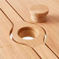 Pinet Teak Outdoor Dining Table 12' -Nesto Store PinetTeak9inDiningTblAVSSS23