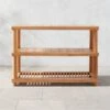 Pinet Teak Outdoor Console Table -Nesto Store PinetTeakConsoleTblSHS23 1