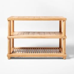 Pinet Teak Outdoor Console Table 10 Pinet Teak Outdoor Console Table -Nesto Store PinetTeakConsoleTblSOSSS23