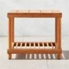 Pinet Teak Outdoor Side Table 2 Pinet Teak Outdoor Side Table -Nesto Store PinetTeakSideTableSHS23