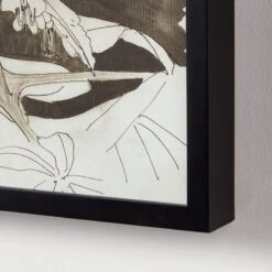 'Plant Study (Nettle)' Framed Reproduction By Carel Adolph Lion Cachet 18''x22'' -Nesto Store PlantStudyNettle18x22inAV2SHF22