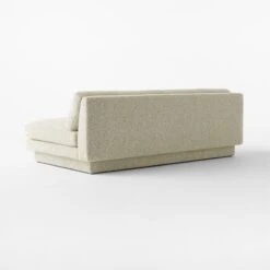 Plinth Armless Peppered Grey Boucle Sofa 16 Plinth Armless Peppered Grey Boucle Sofa -Nesto Store PlinthGryBclArmlessSofa3QBSSS23