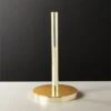 Polished Brass Paper Towel Holder -Nesto Store PolishedBrsPaperTowelHldrSHF21