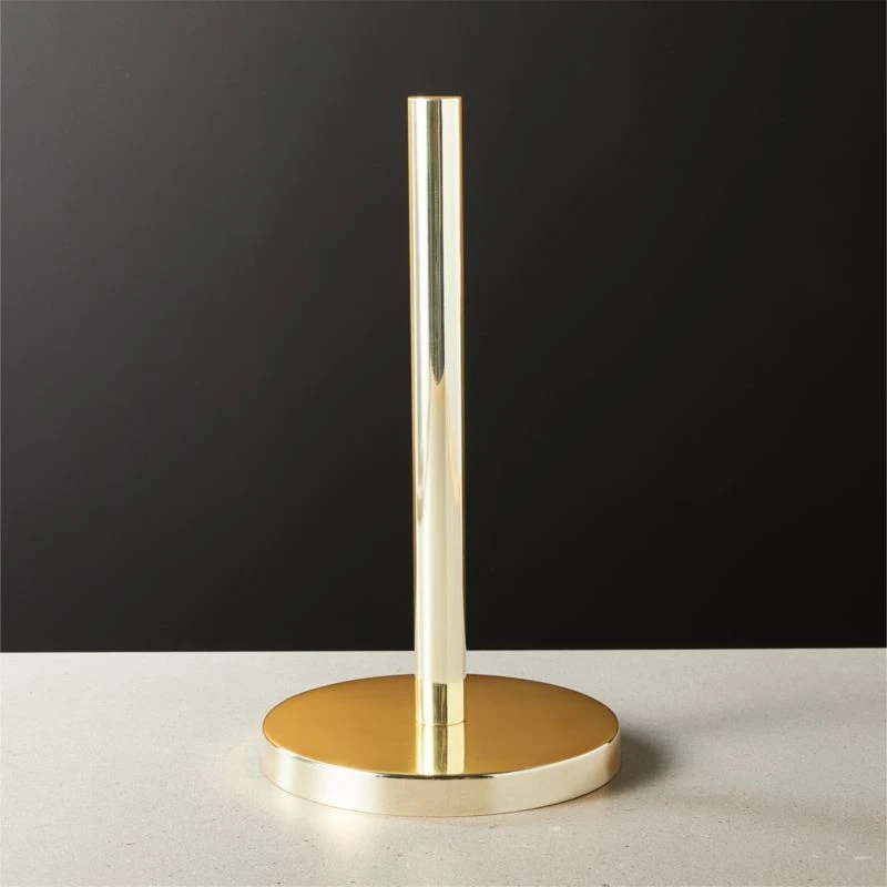 Polished Brass Paper Towel Holder 3 Polished Brass Paper Towel Holder