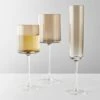 Porsha Smoked Wine Glass Set 1 Porsha Smoked Wine Glass Set -Nesto Store PorshaSmokeGroupFHF21 1