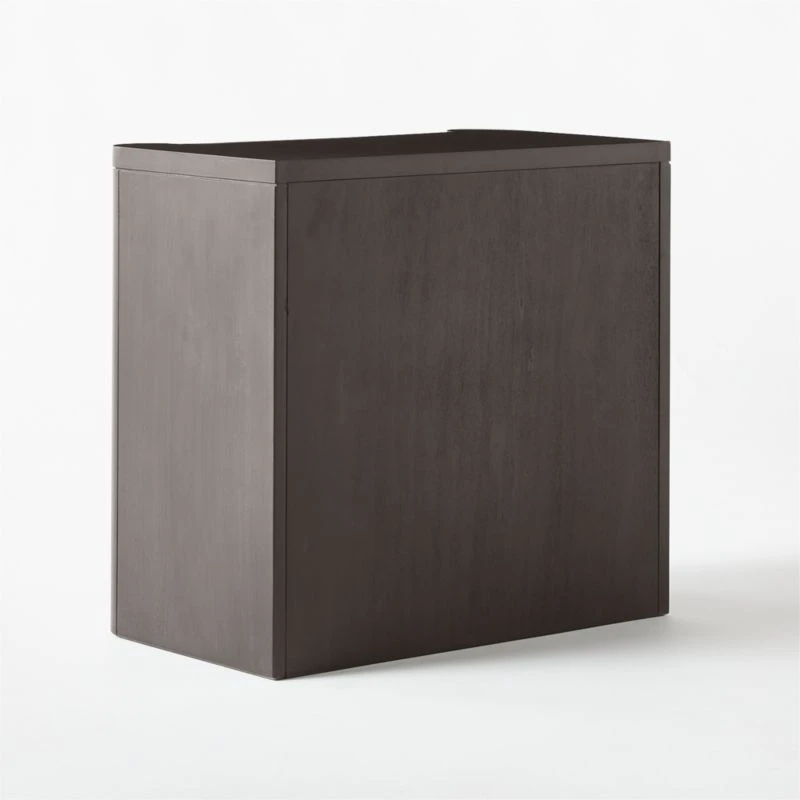 Port Blackened Wood Nightstand 8 Port Blackened Wood Nightstand - Image 6