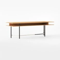 Portofino Cerused White Oak Wood Desk -Nesto Store PortofinoCerusedOakDesk3QBSSF22