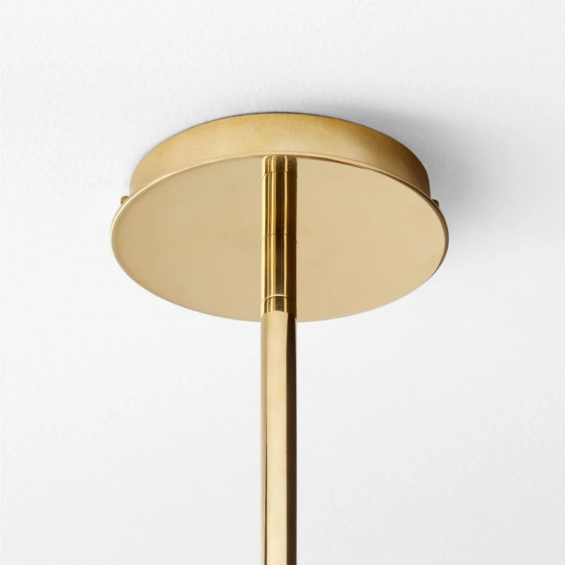 Presley Polished Brass Chandelier 6 Presley Polished Brass Chandelier - Image 4