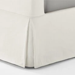 Pullover Slipcover Queen Sateen Queen Bed -Nesto Store PulloverPleatSateenQBedAVSSS21