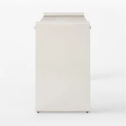 Raggio Stainless Steel Desk With White Wood Top -Nesto Store RaggioPolishedSSDeskSDSSF22