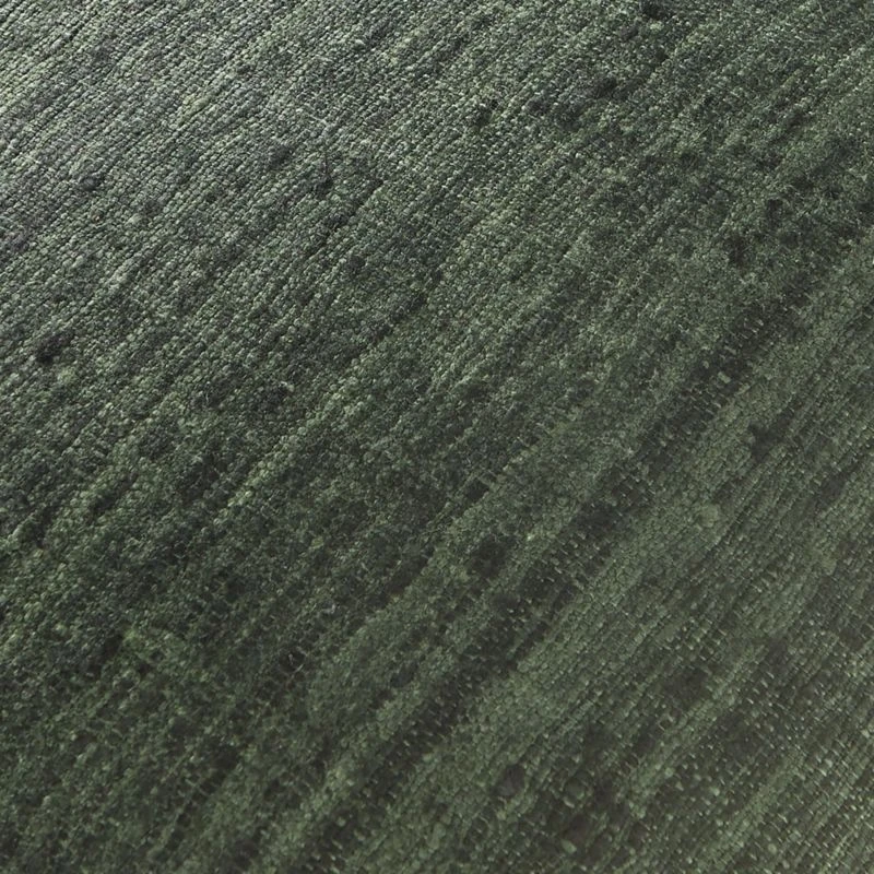 Raj Green Silk Throw Pillow With Feather-Down Insert 20" 4 Raj Green Silk Throw Pillow With Feather-Down Insert 20" - Image 2