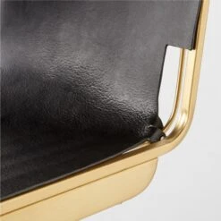 Rake Black Counter Stool Set Of 2 17 Rake Black Counter Stool Set Of 2 -Nesto Store RakeBrassBarStoolAVSSS23