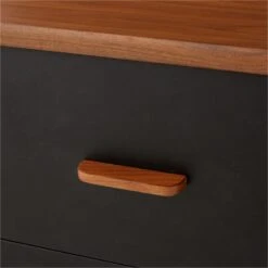 Ralston Low 4-Drawer Wood Dresser -Nesto Store RalstonWltNLthLowDrssrAVSSS23