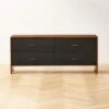 Ralston Low 4-Drawer Wood Dresser