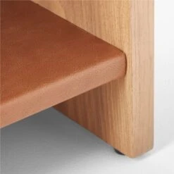 Ranch Oak Nightstand With Drawer -Nesto Store RanchNightstandAV2SSS22