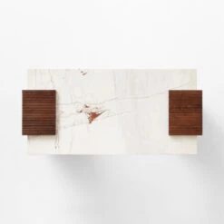 Reach White Marble-Top Desk 18 Reach White Marble-Top Desk -Nesto Store ReachMarbleNAshDeskAV2SSS23