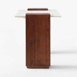 Reach White Marble-Top Desk 15 Reach White Marble-Top Desk -Nesto Store ReachMarbleNAshDeskSDSSS23