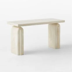 Remoli Swirled Cream Resin Desk -Nesto Store RemoliResinDesk3QBSSS23