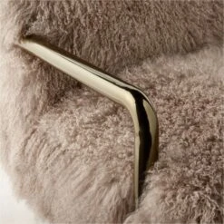 Ren Grey Sheepskin Accent Chair -Nesto Store RenGryMnglnShpsknChairAVSSS23