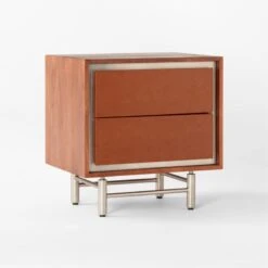 Renwick 2-Drawer Mango Wood Nightstand -Nesto Store RenwickNightstand3QSSF22