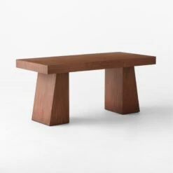 Ridge Cerused Acacia Wood Desk With Drawer -Nesto Store RidgeCrsdAcaciaDesk3QSSS23