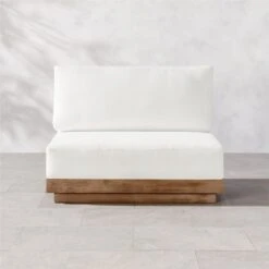 Riposo Armless Outdoor Chair Cover -Nesto Store RiposoTeakArmlessChairSHS22