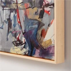 'Rivers Bow' Framed Acrylic Painting Reproduction By Jeffrey Fitzgerald 31''x41'' -Nesto Store RiverBow31x41inAV2SHF22