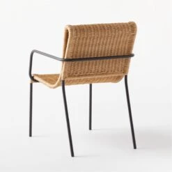 Rizo Faux Rattan Dining Armchair Chair Set Of 4 -Nesto Store RizoDiningChair3QBSSS21 1