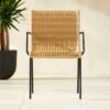 Rizo Faux Rattan Outdoor Dining Armchair Chair 2 Rizo Faux Rattan Outdoor Dining Armchair Chair -Nesto Store RizoDiningChairSHS21 1x1
