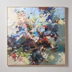 'Rocky Home' Framed Acrylic Painting Reproduction By Jeffrey Fitzgerald 61''x61''