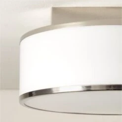 Ronda Indoor/Outdoor Polished Stainless Steel Flush Mount Light -Nesto Store RondaPldSSInNOutdrFlshMntAVSHF22