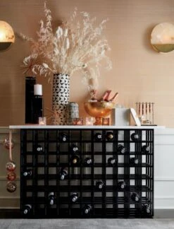 4-Piece Bamboo Bar Tool Set With Stand -Nesto Store RozuWhiteMarbleConsoleTableNV19