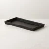 Rubber Coated Black Vanity Tray -Nesto Store RubberBlkCtdVanityTraySHS23