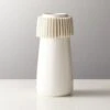 Ruff White Porcelain Vase -Nesto Store RuffWhiteVaseSHF20